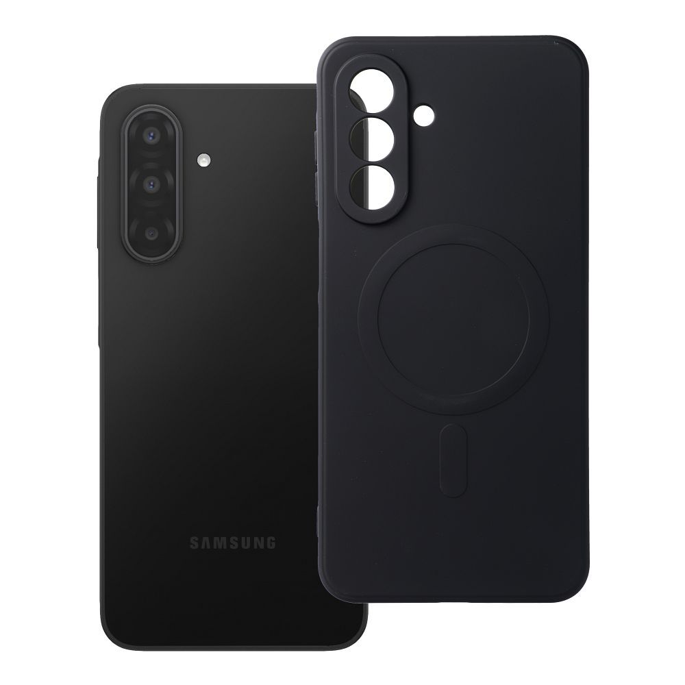 OEM Silikoncase für Samsung A17 Mag compatible with MagSafe | Stoßfest | Slim Design - Schwarz