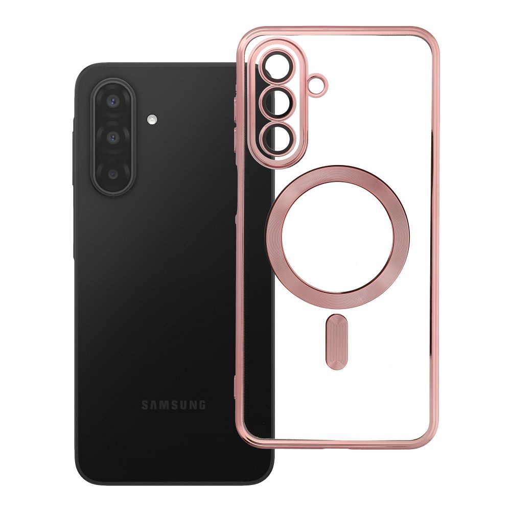 OEM Silikoncase für Samsung A17 Electro Mag compatible with MagSafe -rose | Stoßfest | Slim Design - Gold