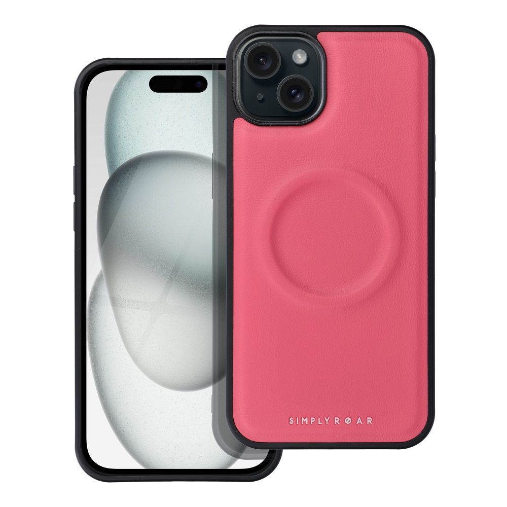 Roar Silikoncase für ROAR futera MAG MORNING do IPHONE 15 Plus Różowy | Stoßfest | Slim Design - Standard