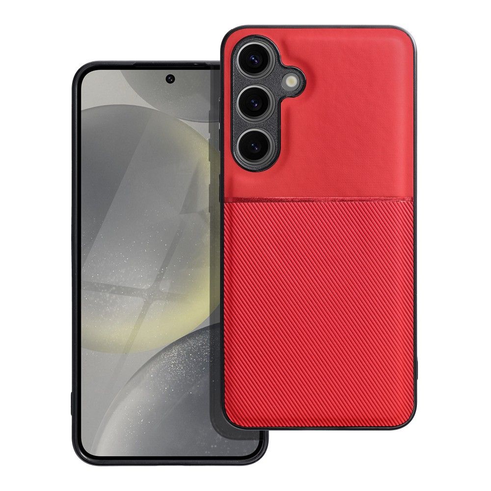 OEM Silikoncase für Samsung S24 PLUS Noble | Stoßfest | Slim Design - Rot