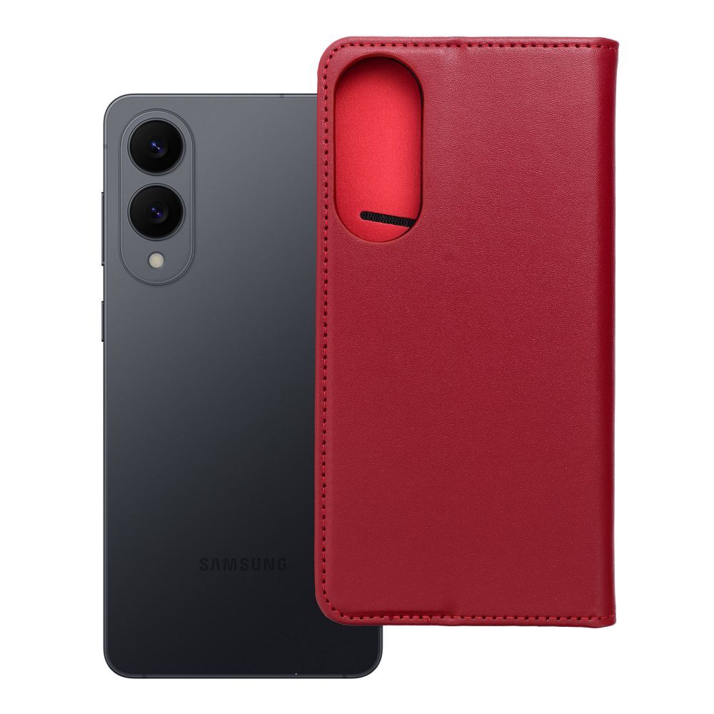OEM Bookcase für SAMSUNG S25 Edge claret | Rundumschutz | Kartenfach - Standard