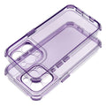 OEM Silikoncase für iPhone 16e (SE 4 2025) / 17e Matrix light violet | Stoßfest | Slim Design - Transparent