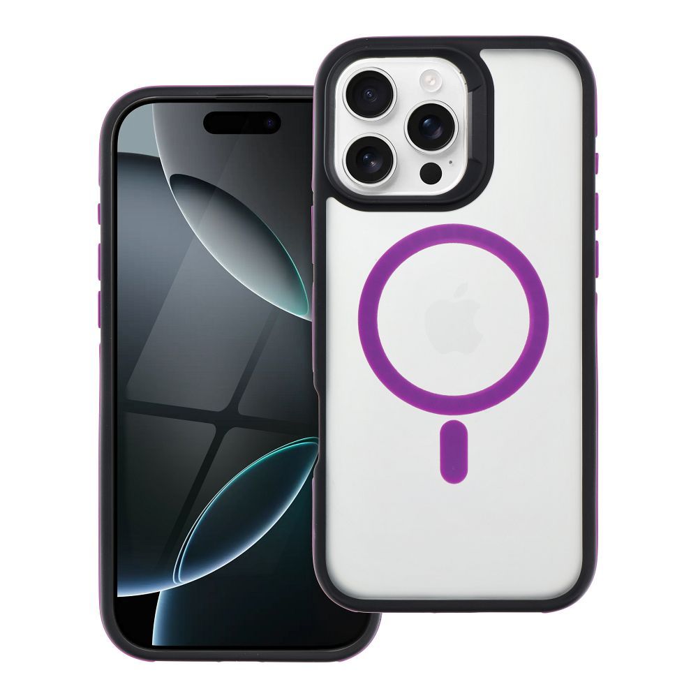 OEM Silikoncase für iPhone 16 PRO MAX Neo compatible with MagSafe | Stoßfest | Slim Design - Lila