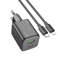 Hoco Ladekabel USB-C auf Lightning 20W | Schnellladen | Robust