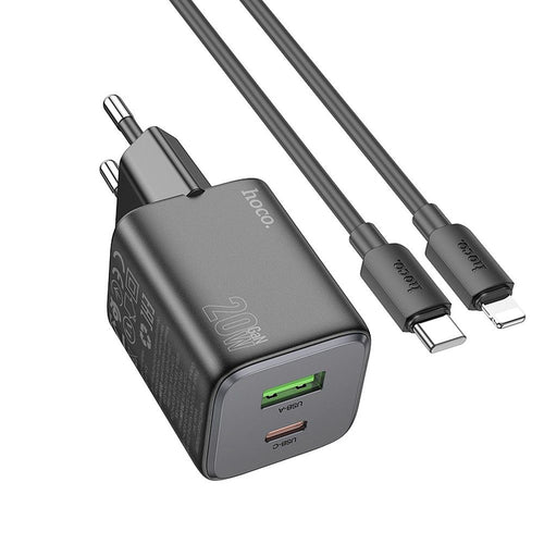 Hoco Ladekabel USB-C auf Lightning 20W | Schnellladen | Robust