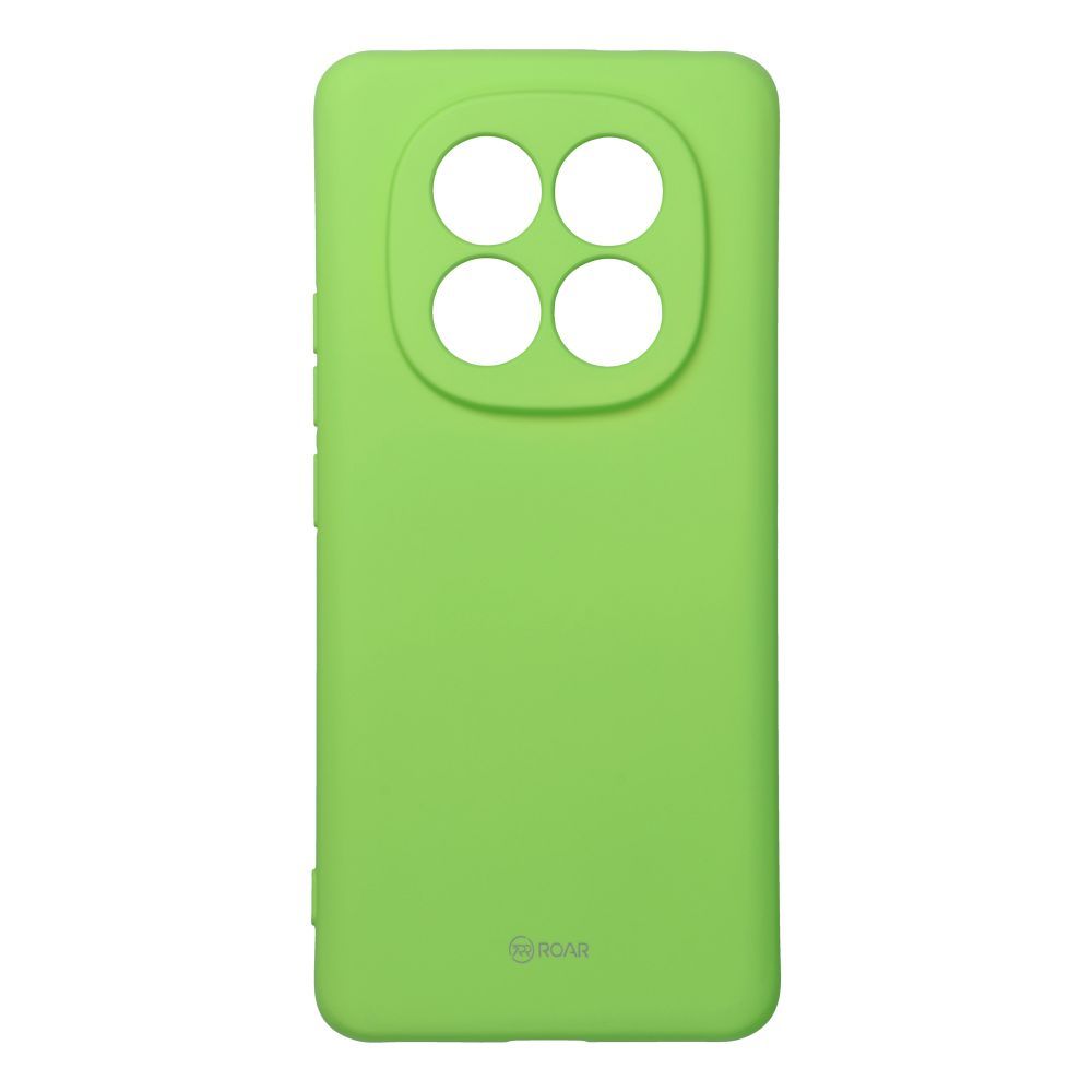 Roar Silikoncase für ROAR futera ALL DAY COLORFUL JELLY do XIAOMI Redmi Note 14 Pro+ 5G Limonka | Stoßfest | Slim Design - Rot
