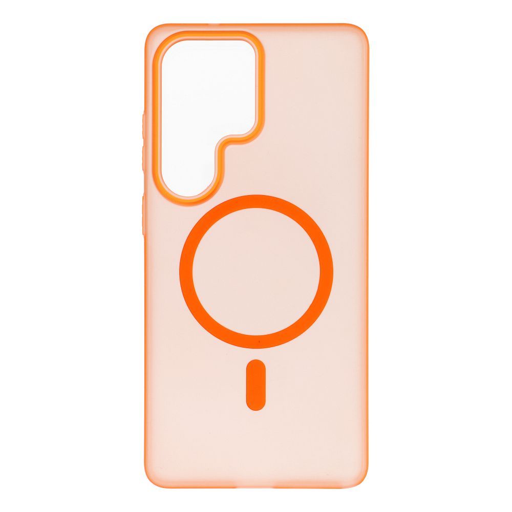 OEM Silikoncase für Samsung S26 ULTRA Go compatible with MagSafe | Stoßfest | Slim Design - Orange