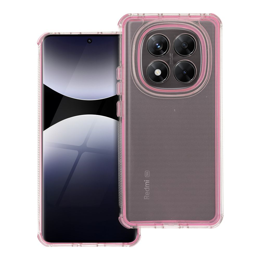 OEM Silikoncase für Xiaomi Redmi Note 14 PRO 5G / 14 PRO PLUS 5G Matrix powder | Stoßfest | Slim Design - Rot