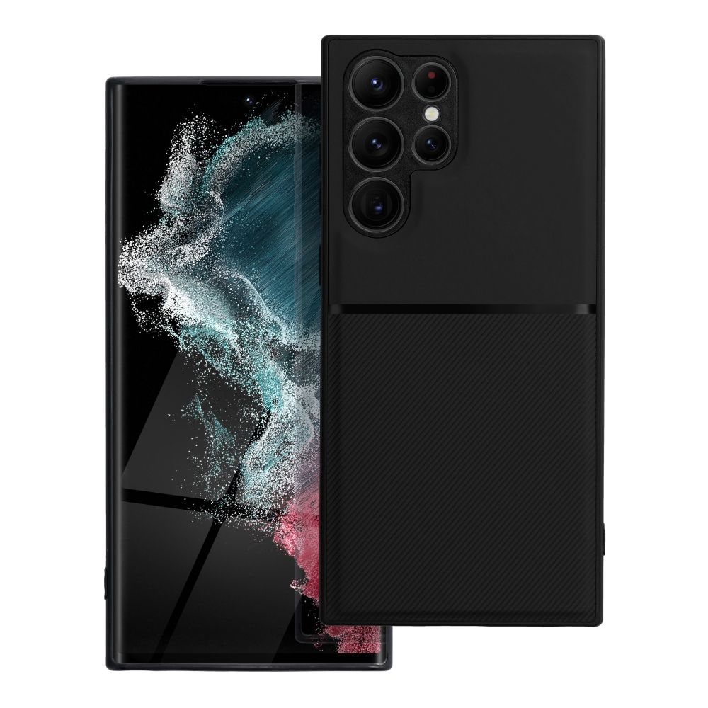 OEM Silikoncase für Samsung S22 ULTRA Noble | Stoßfest | Slim Design - Schwarz