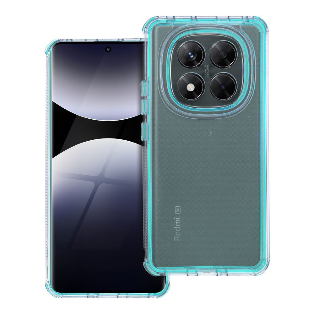 OEM Silikoncase für Xiaomi Redmi Note 14 PRO 5G / 14 PRO PLUS 5G Matrix mint | Stoßfest | Slim Design - Rot