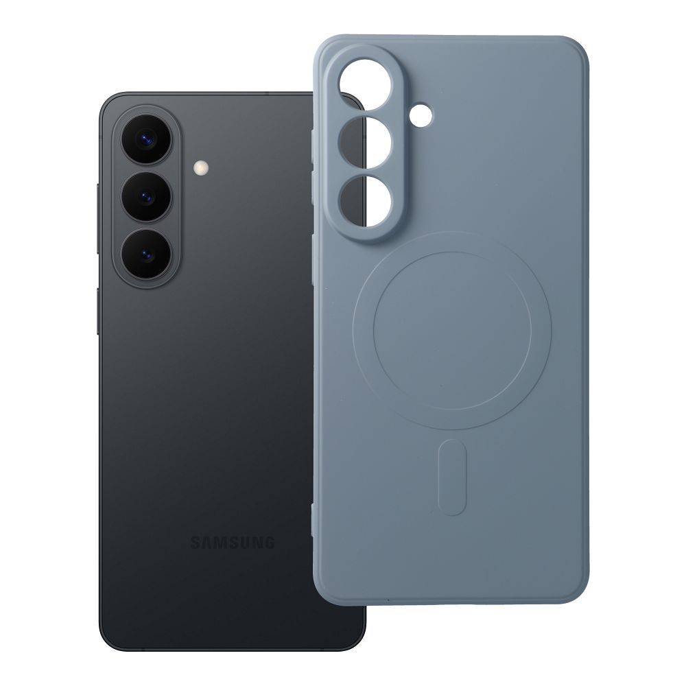 OEM Silikoncase für Samsung S26 PLUS Mag compatible with MagSafe light | Stoßfest | Slim Design - Blau