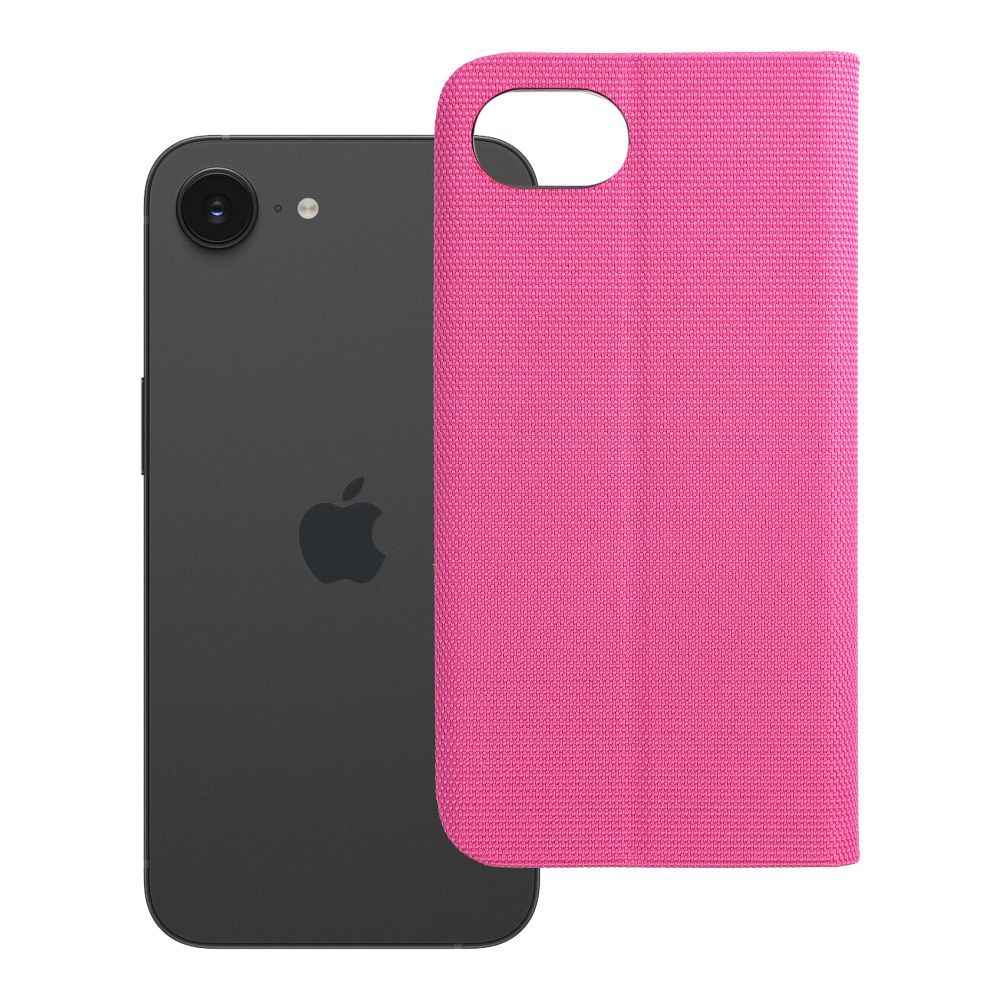 OEM Bookcase für IPHONE 16e (SE 4 2025) | Rundumschutz | Kartenfach - Rosa