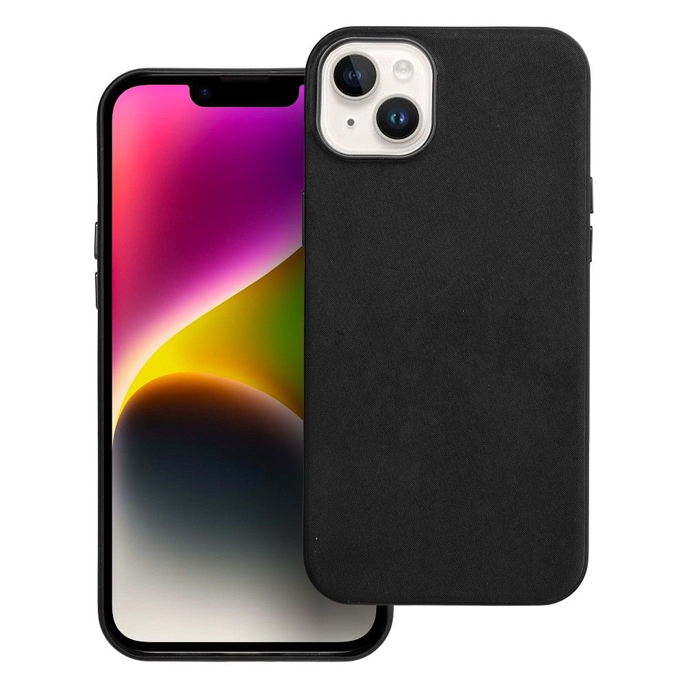 OEM Silikoncase für iPhone 14 PLUS Woven Mag compatible with MagSafe | Stoßfest | Slim Design - Schwarz